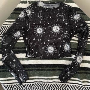 Sheer moon/sun top 🌜🌞✨